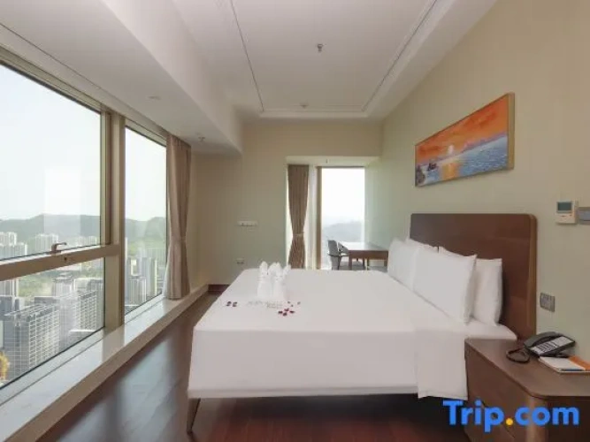2 Bedrooms Deluxe Double Family Suite with city view