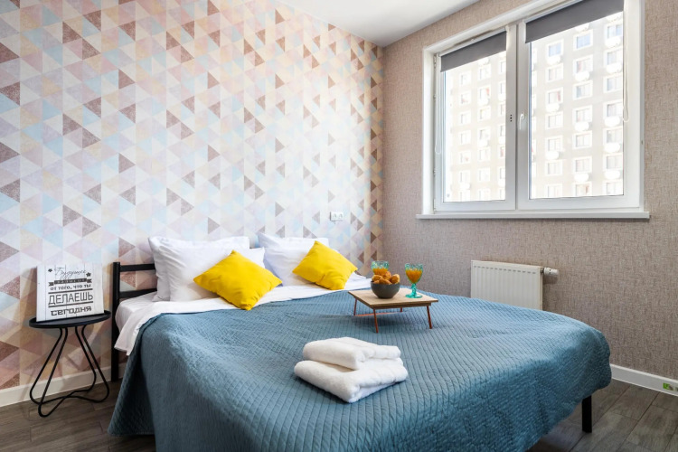 Фотография номера квартиры Sunmarine apartments (Санмарин апартментс) на улице Анны Ахматовой