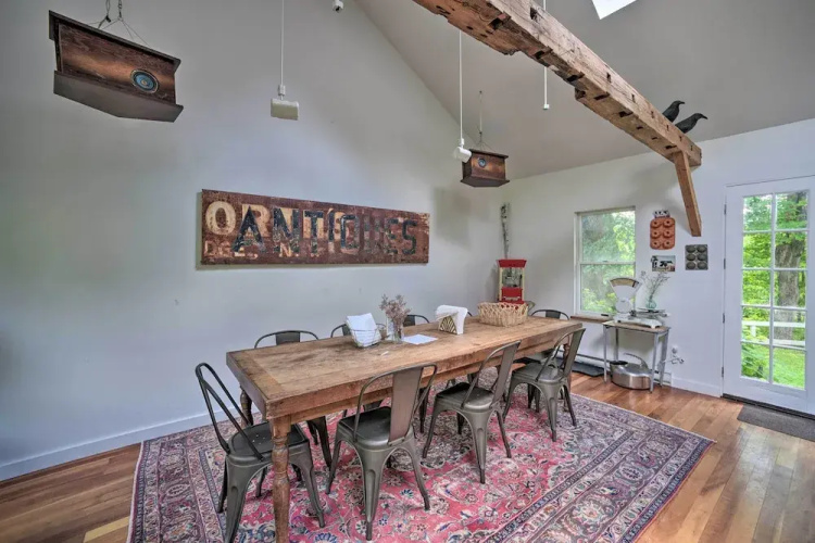 Game Room & Fire Pit: Peaceful Catskills Farmhouse