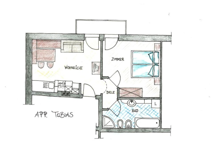 1 Bedroom Comfort Apartment with balcony