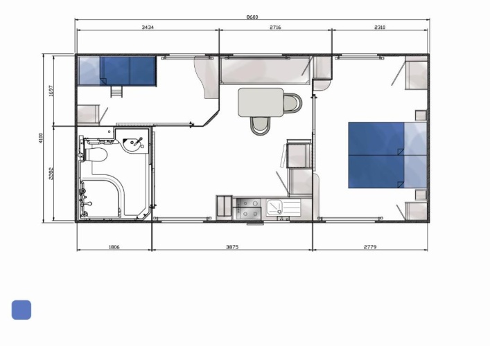 2 Bedrooms Standard Double room