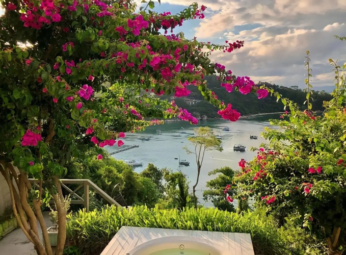 Studio vista do mar