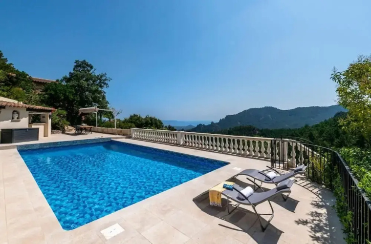 Villa Les Adrets Mandelieu Hillside With Pool - 2303