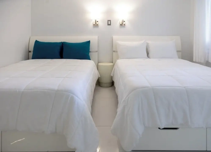 Deluxe Quadruple room with pool view