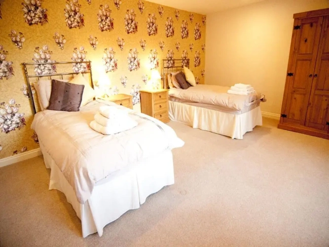 Standard Twin room with garden view