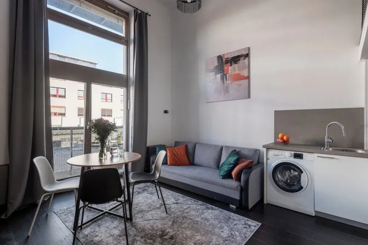 Comfy loft with balcony