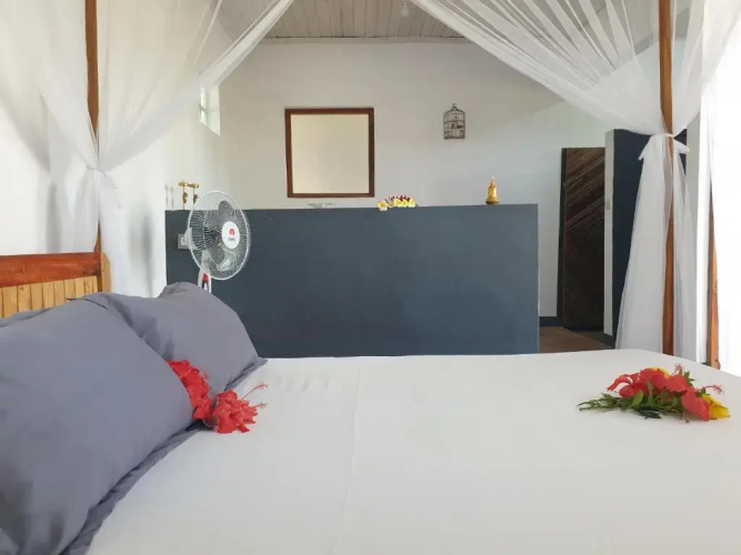 bungalow confortable avec piscine...