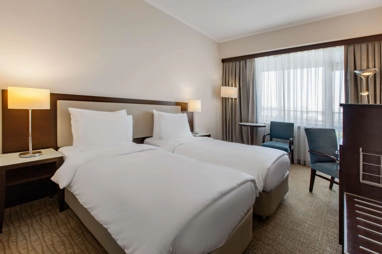 Superior Twin room with balcony and with city view