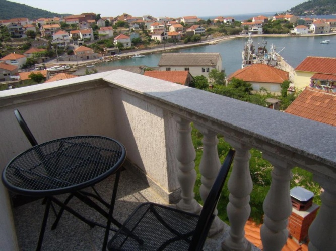 Apartment with balcony and with view