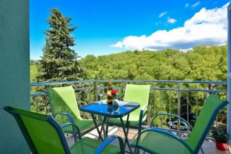 1 Bedroom Apartment with balcony and with courtyard view