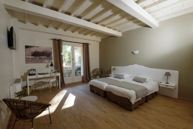 Superior Twin room with balcony and with park view