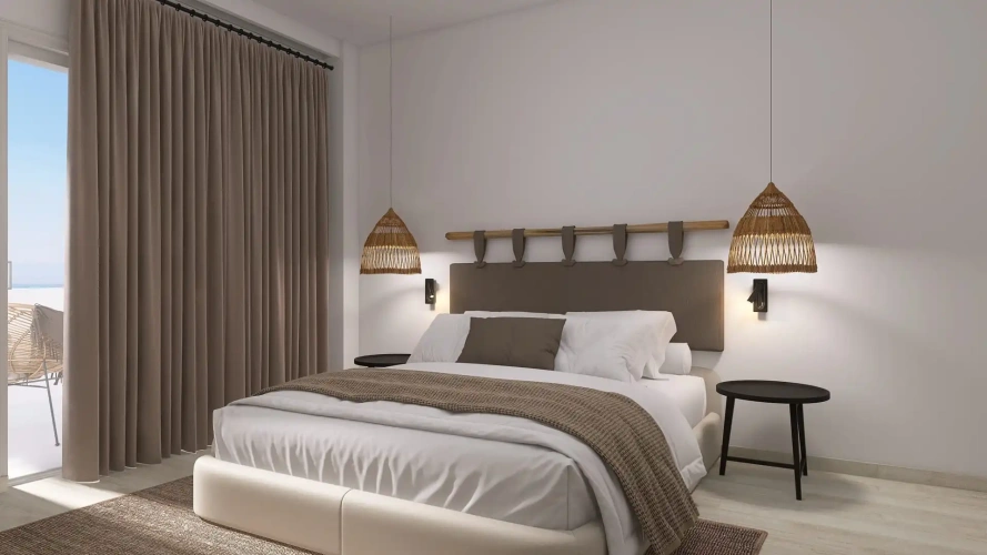 Superior room with balcony and with sea view
