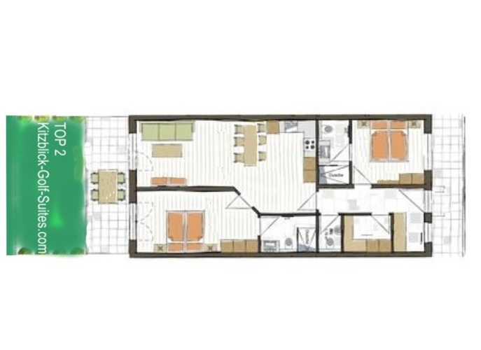 2 Bedrooms Apartment