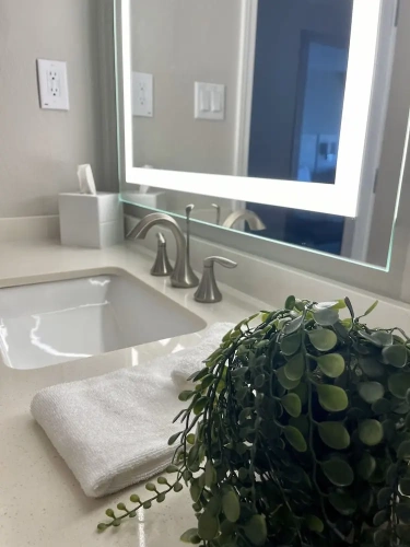 Deluxe Double Basement Suite with balcony and with bay view