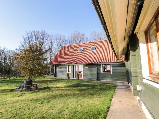 Cottage with balcony