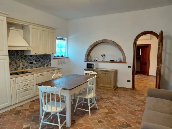 Family Apartment with land view