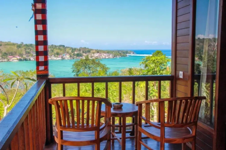Standard Double room with balcony and with sea view