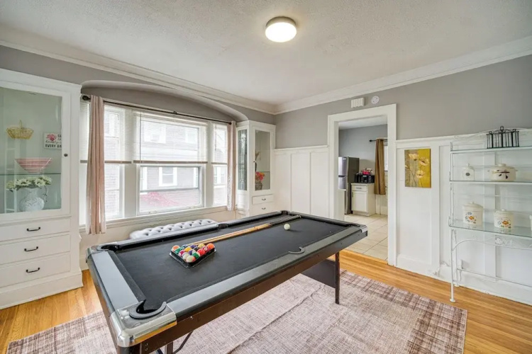 Deck, Pool Table! Walkable Cleveland Heights Apt
