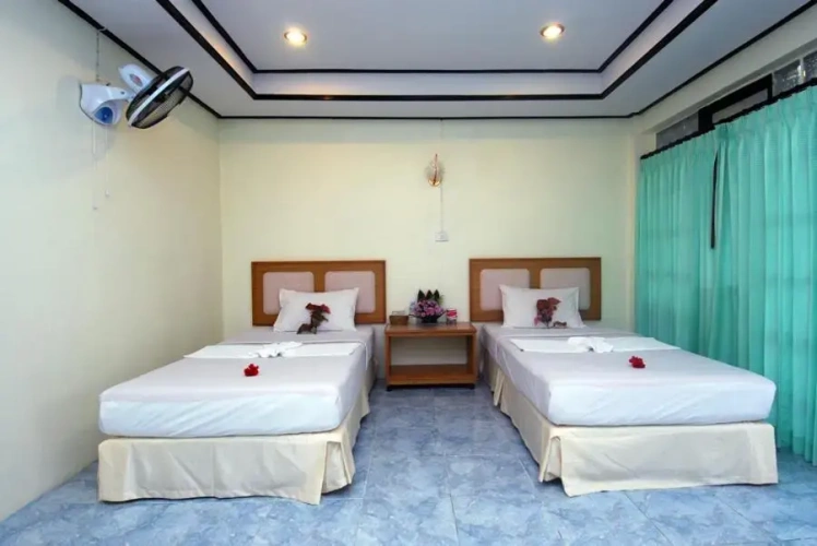 Standard Twin room with balcony and with view