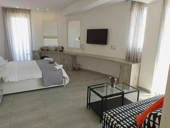 Studio with balcony