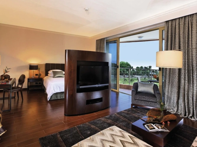 Deluxe Double Suite with balcony and with pool view