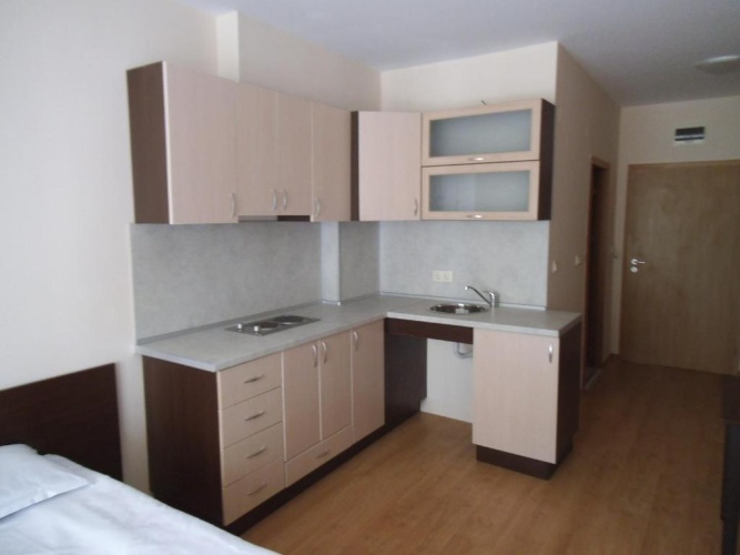 Studio with balcony and with view
