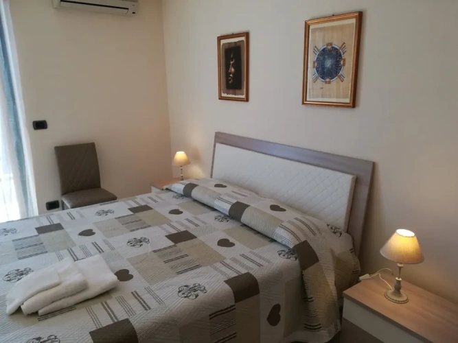 1 Bedroom Standard Double room with balcony and with sea view