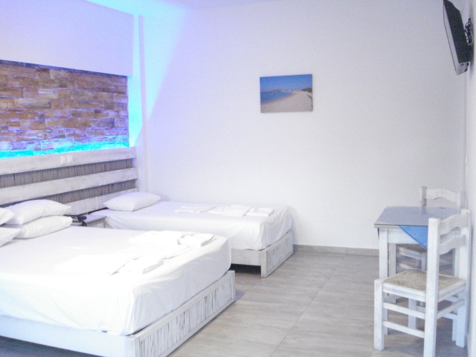 Triple Studio with balcony and with view