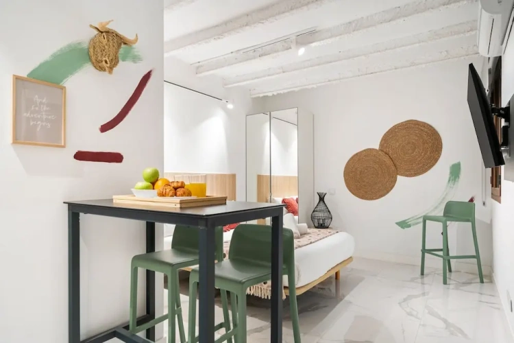 Double Studio with courtyard view
