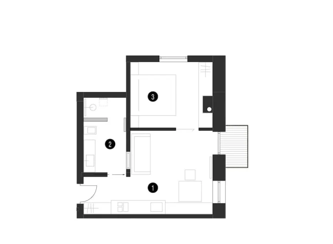 1 Bedroom Comfort Apartment with balcony