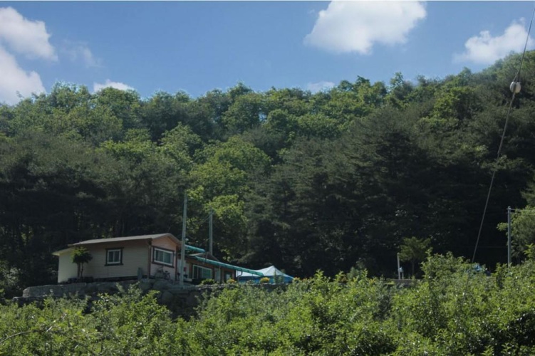 Outside