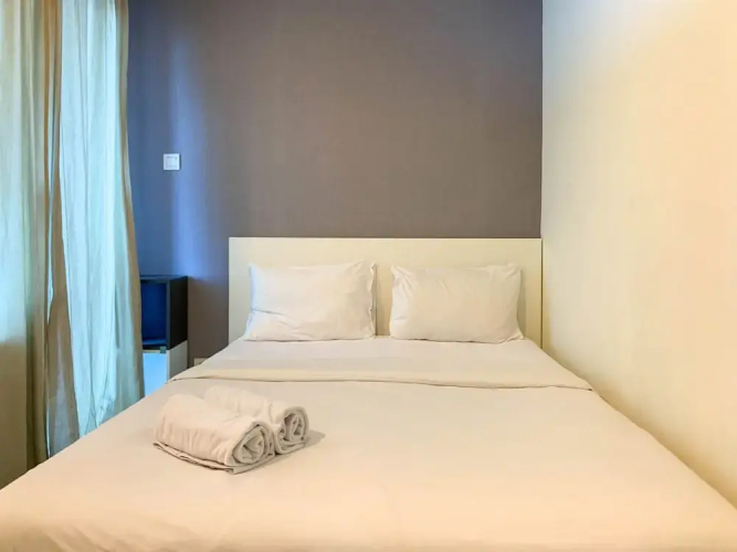 2Br Apartment With Queen Bed (Single Bed X2) At Gp Plaza