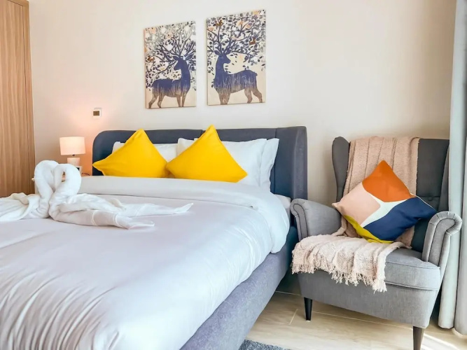 Lux Studio Apartment at Al Jaddaf - MHH
