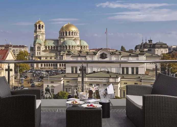 Terrace Double Suite with cathedral view