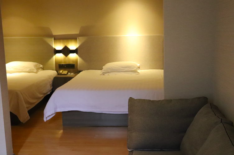 Standard Twin room with street view