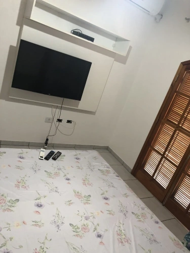 Bed in Dorm with balcony