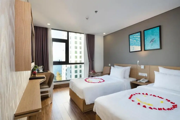 Deluxe Twin room with sea view