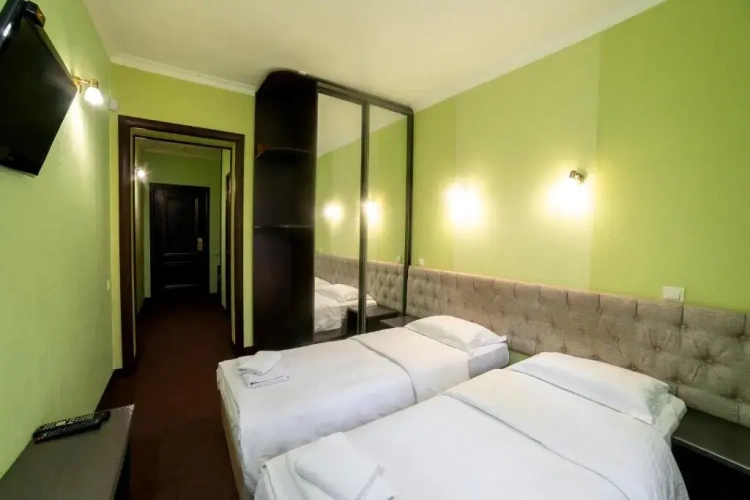Standard Twin room with balcony and with view