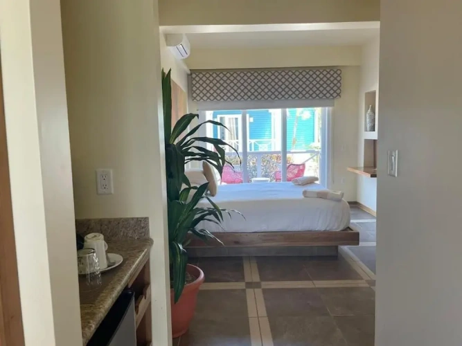 Studio with ocean view