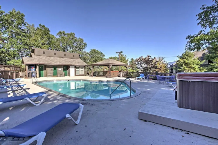 Pool Access & Balcony: Mtn-view Gatlinburg Condo