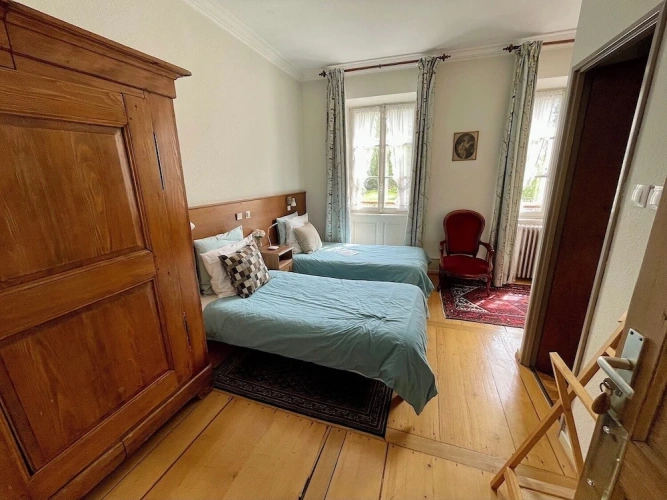 Standard Twin room with garden view