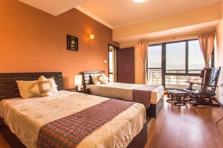 2 Bedrooms Deluxe Apartment with balcony and with city view
