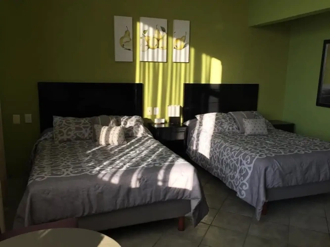 Standard Quadruple room with garden view
