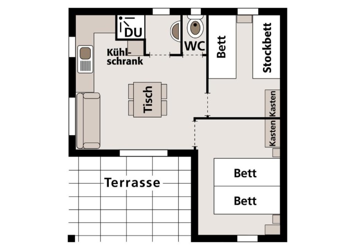 2 Bedrooms Chalet