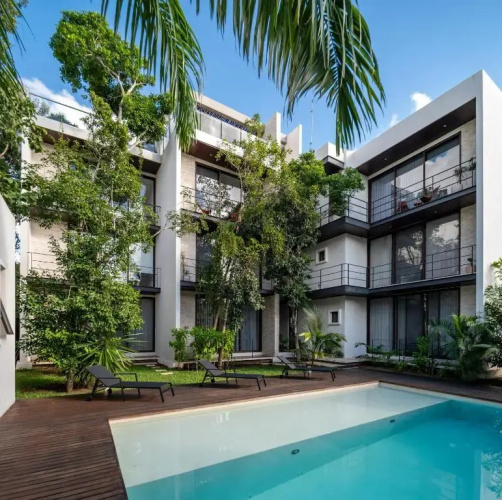 Cozy Studio in La Veleta Tulum with Gym and Pool