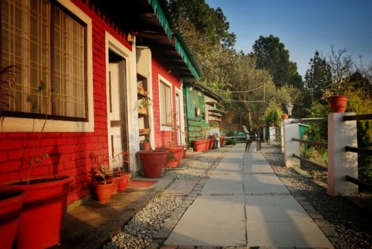 Outside