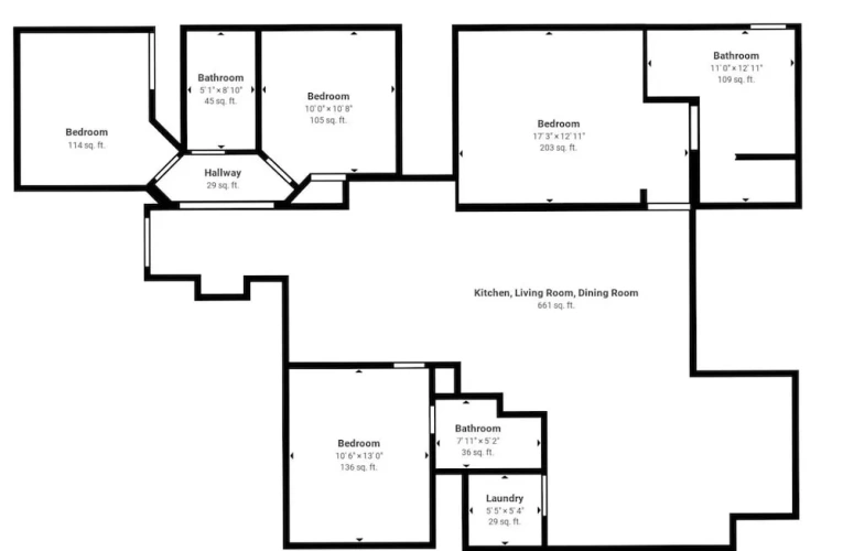 4 Bedrooms Cottage