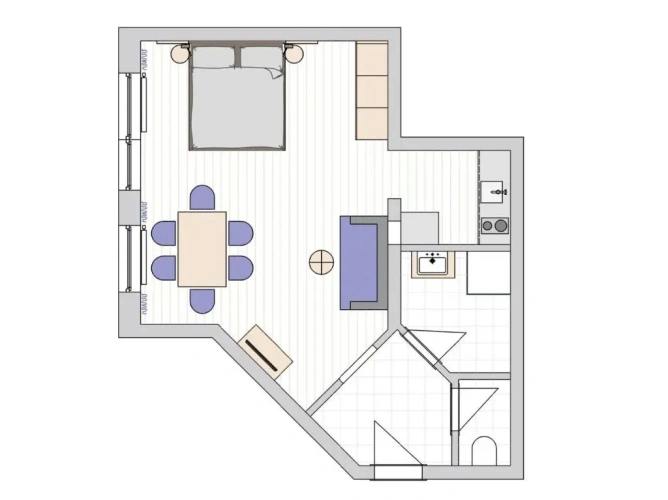 1 Bedroom Apartment