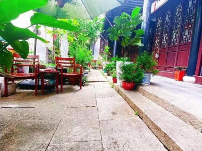 Outside