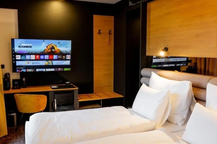 Deluxe Double room with balcony and with park view